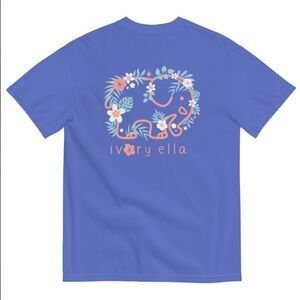 Ivory Ella blue T-shirt for Women